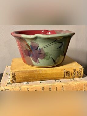 Signed Kent Follette Studio Art Pottery Wish Bowl